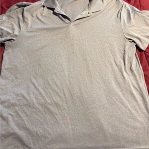 Old Navy Men's Light Gray Polo Shirt